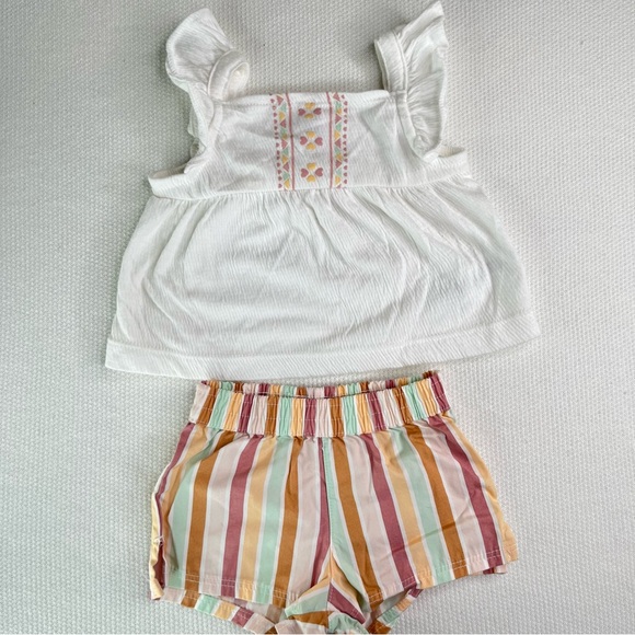 Baby Girl Lot 3M-12M 💖 Outfits Pajamas Summer Shorts Nike Floral Infant - Picture 6 of 13